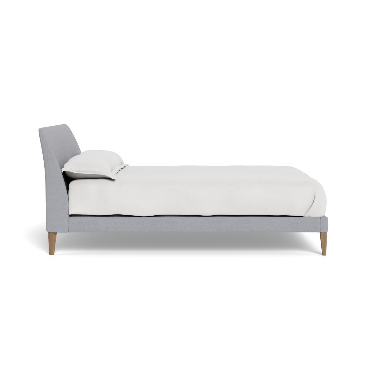 Heal's Wallis Bedstead King Brushed Cotton Pewter Black - Heal's UK Bedroom Furniture – image 3