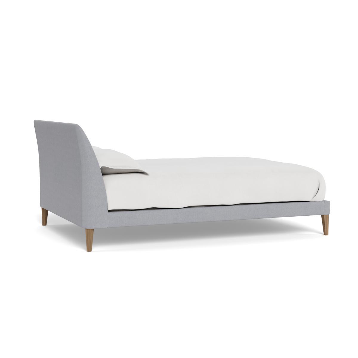 Heal's Wallis Bedstead King Brushed Cotton Pewter Black - Heal's UK Bedroom Furniture – image 4