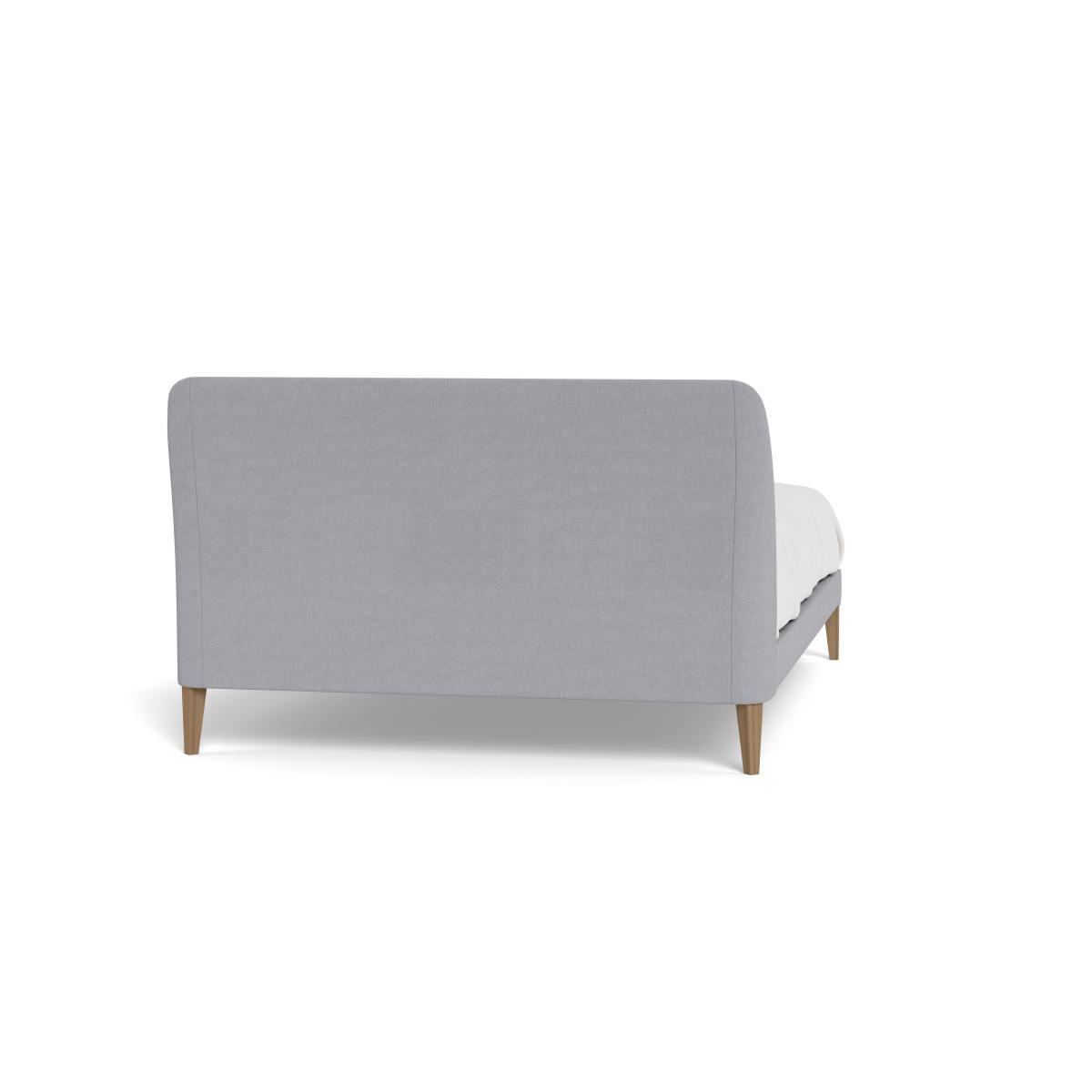 Heal's Wallis Bedstead King Brushed Cotton Pewter Black - Heal's UK Bedroom Furniture – image 5
