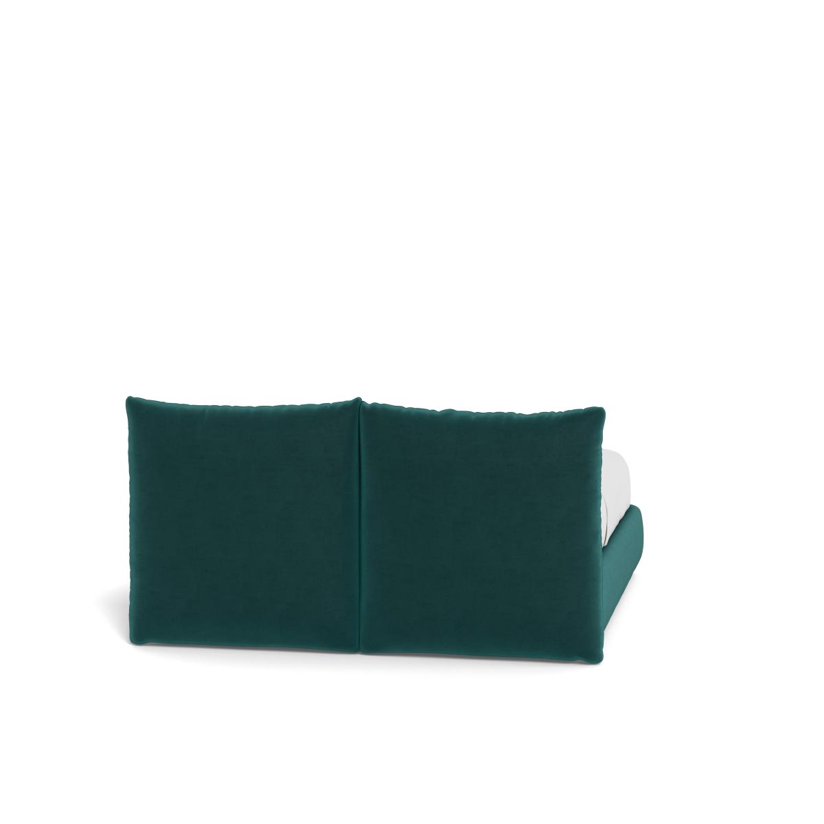 Heal's Pillow Storage Bed King Marylebone Velvet Emerald Green – image 5