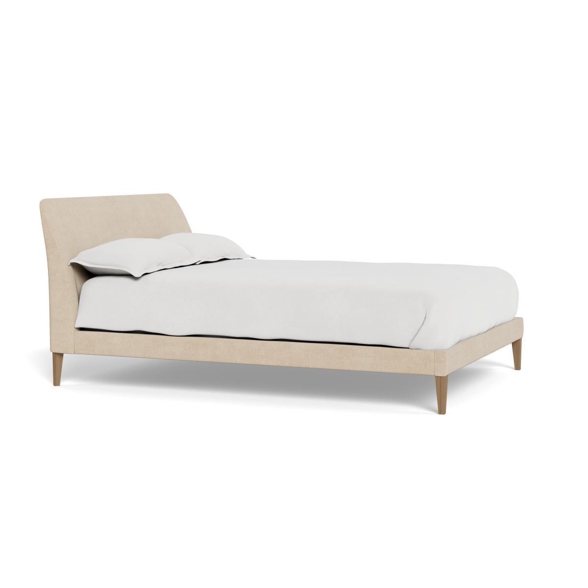 Heal's Wallis Bedstead King Brushed Cotton Oat Natural - Heal's UK Bedroom Furniture – image 2