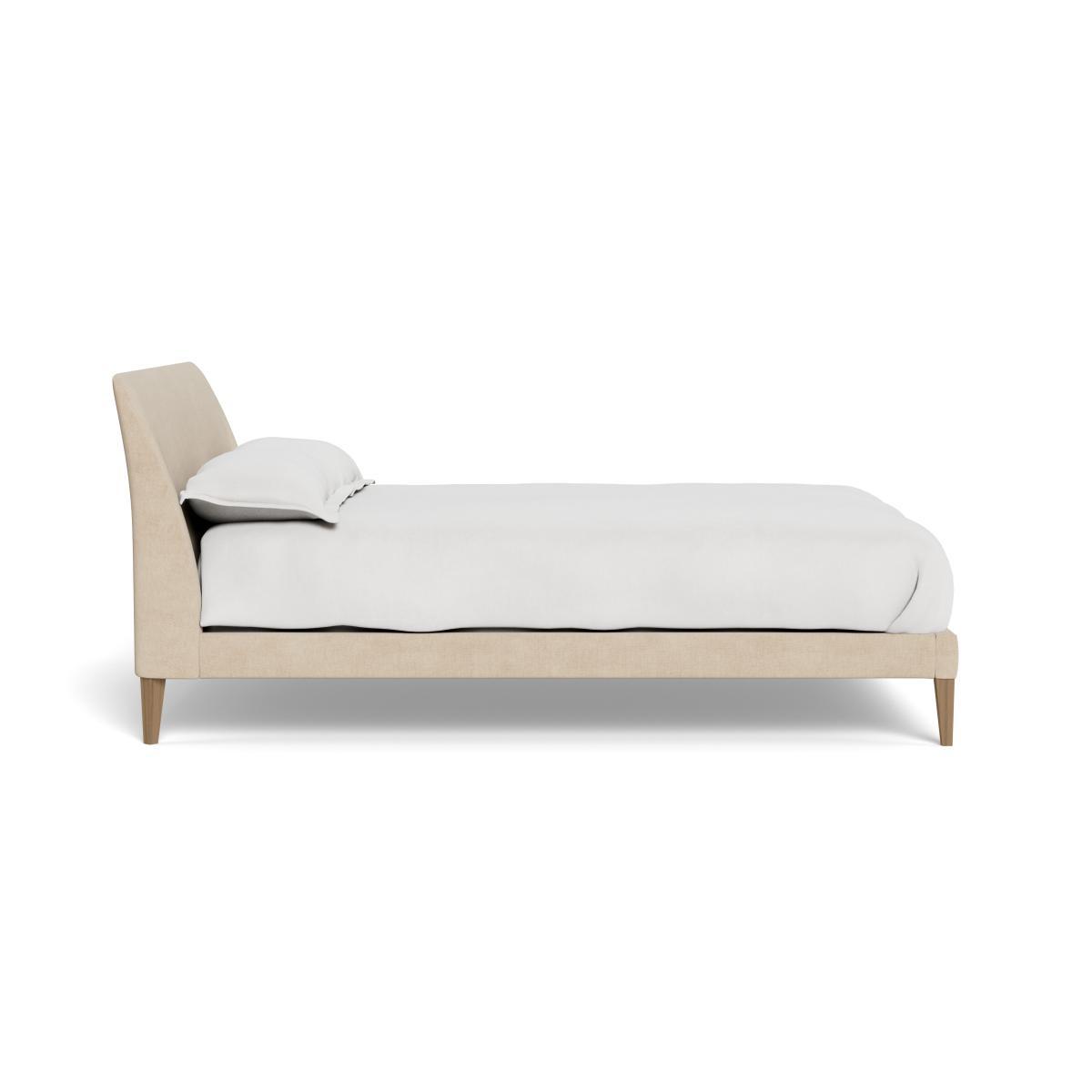 Heal's Wallis Bedstead King Brushed Cotton Oat Natural - Heal's UK Bedroom Furniture – image 3