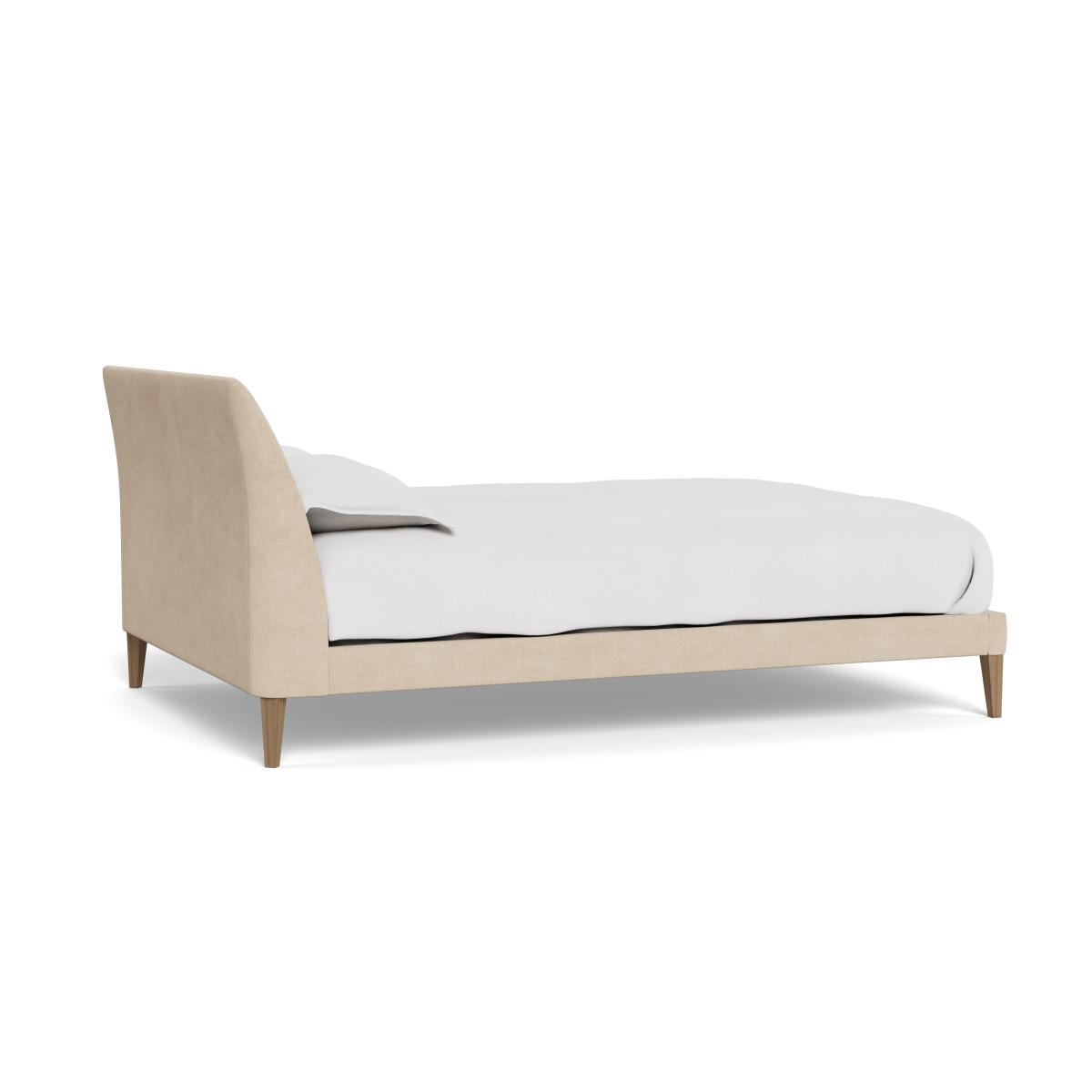 Heal's Wallis Bedstead King Brushed Cotton Oat Natural - Heal's UK Bedroom Furniture – image 4