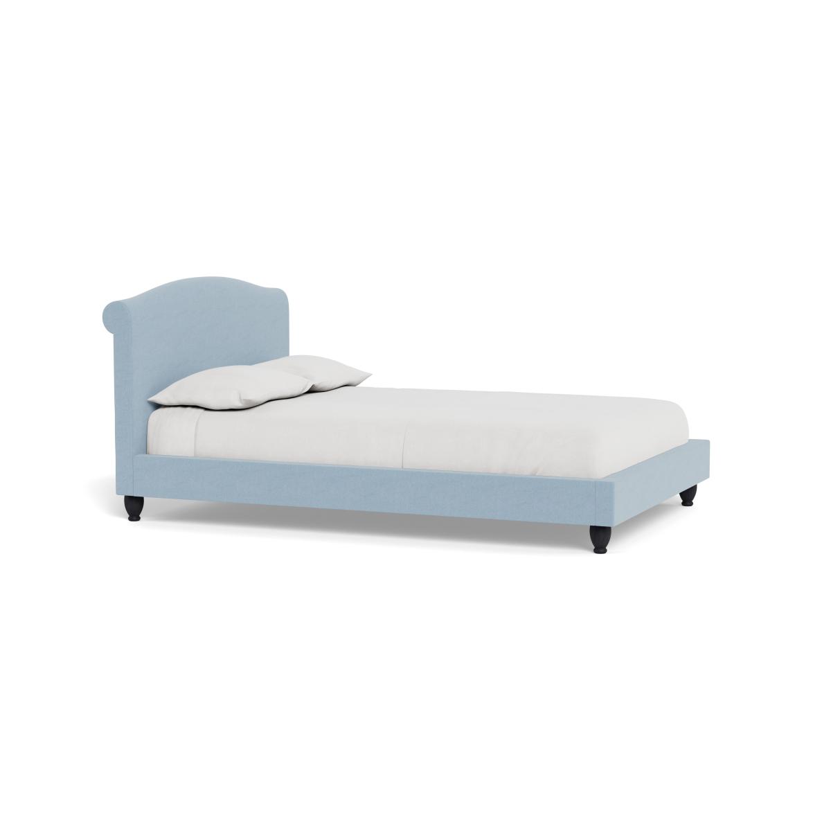 Heal's Devon King Bed Capelo Linen-Cotton Sea Shanty  Black Beech Feet – image 3