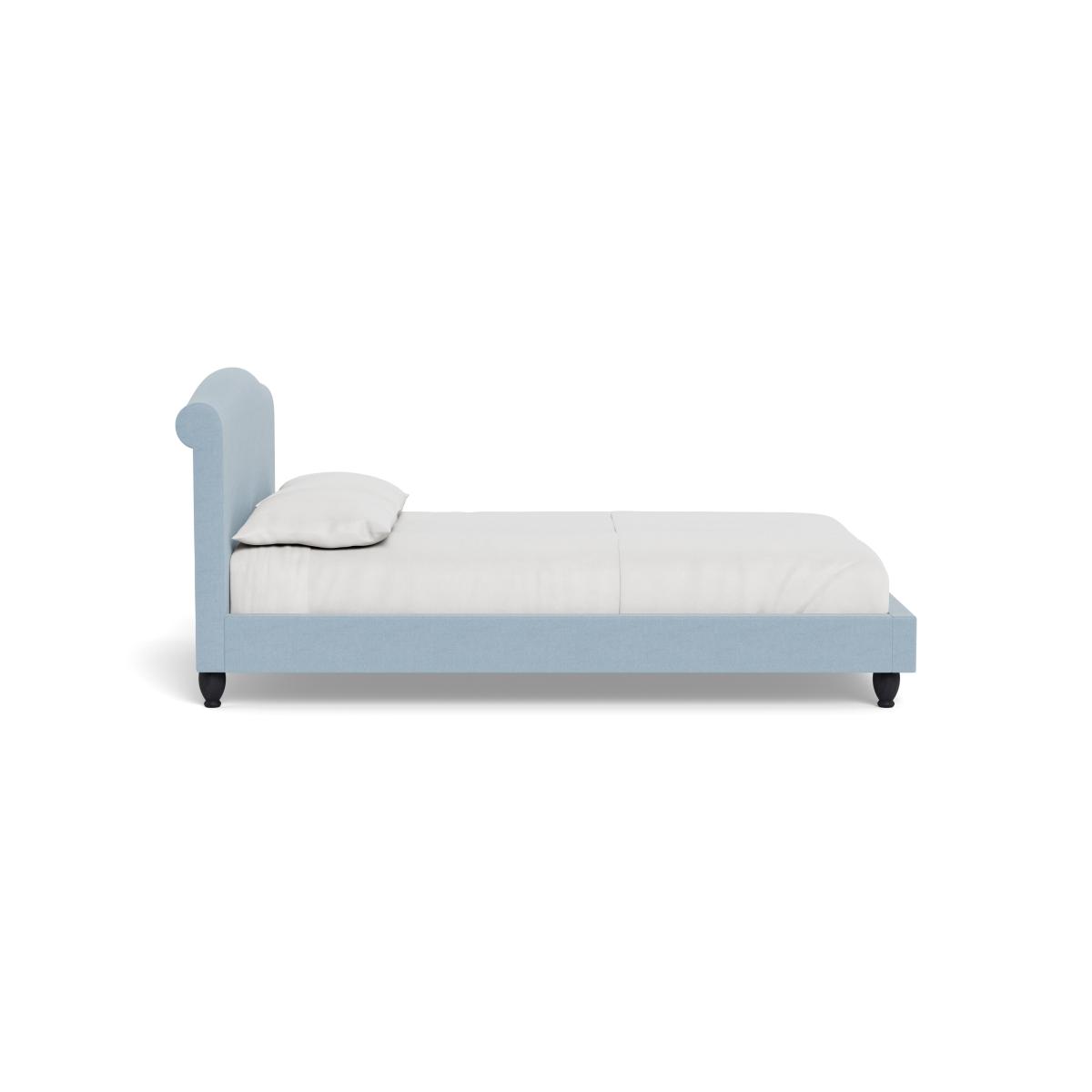 Heal's Devon King Bed Capelo Linen-Cotton Sea Shanty  Black Beech Feet – image 4