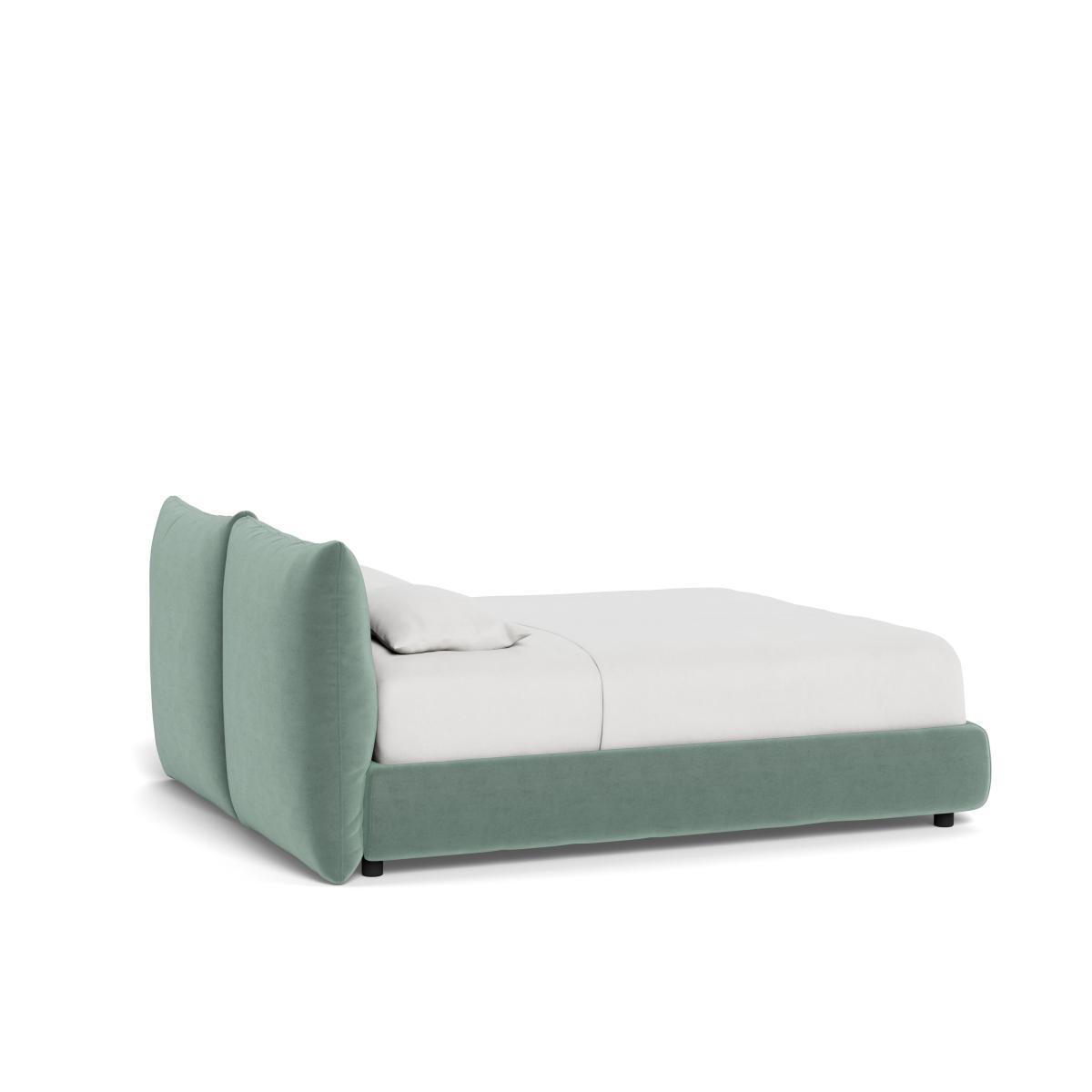 Heal's Pillow Bed King Marylebone Velvet Mint – image 4