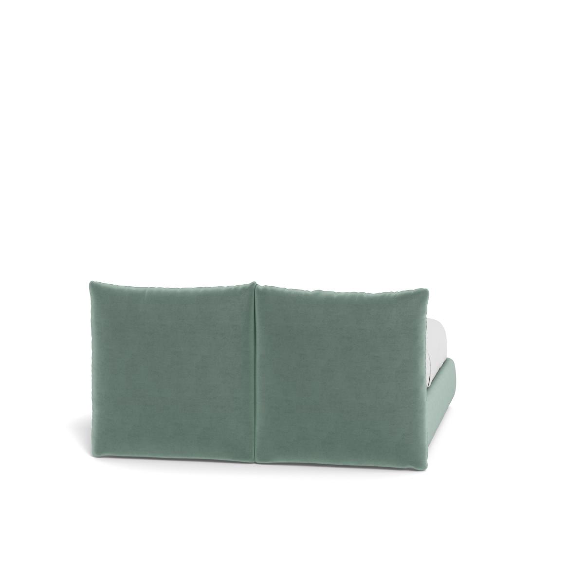 Heal's Pillow Bed King Marylebone Velvet Mint – image 5