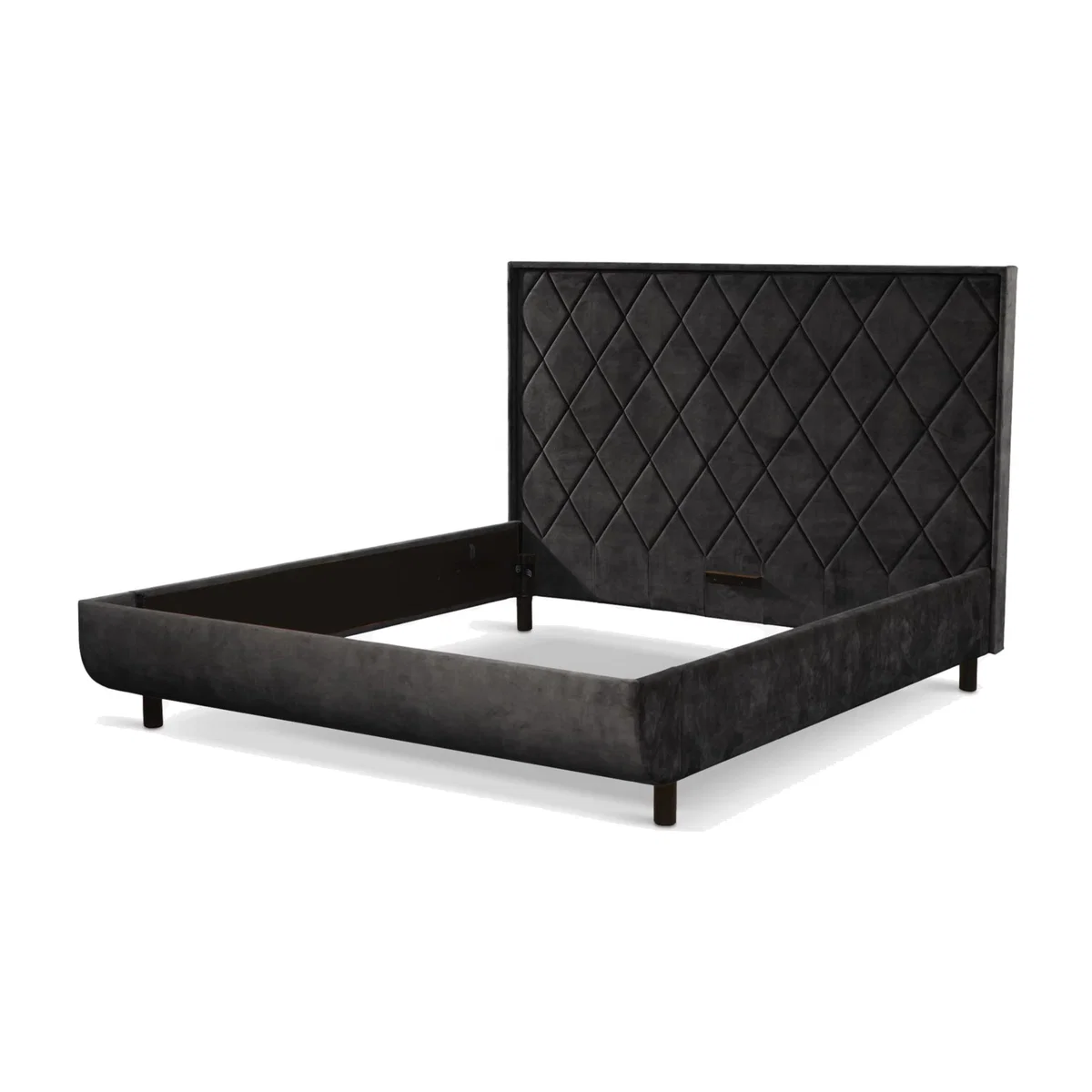 TEMPUR® Arc™ Static Disc Quilted Upholstered Bed Frame, King Size – image 1