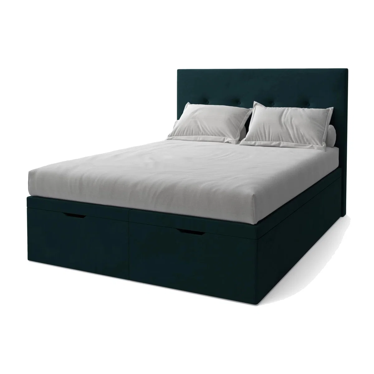 Koti Home Arun Upholstered Ottoman Storage Bed, King Size