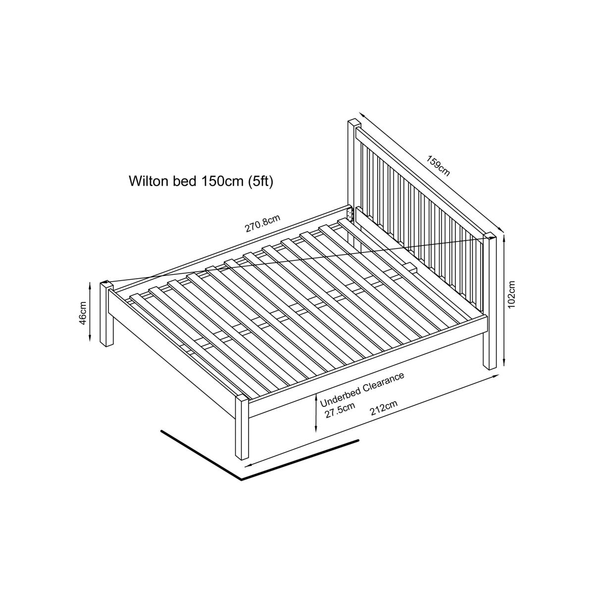 John Lewis ANYDAY Wilton Bed Frame, King Size – image 7