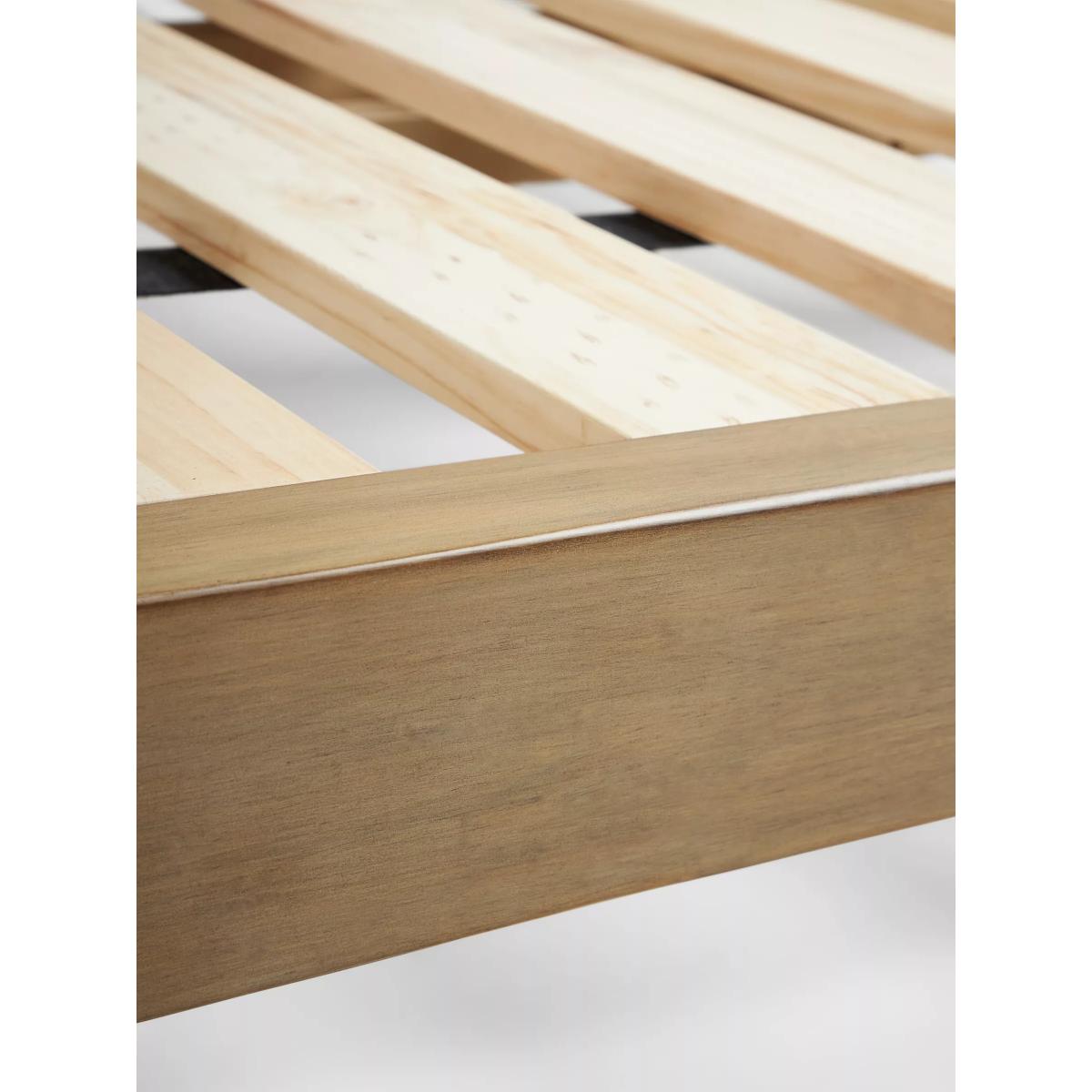 John Lewis Bowed Bed Frame, King Size, Brown – image 7