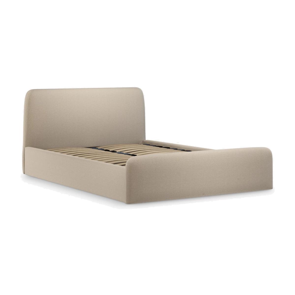 John Lewis ANYDAY Ottoman Storage Upholstered Bed Frame, King Size, Saga Beige – image 1