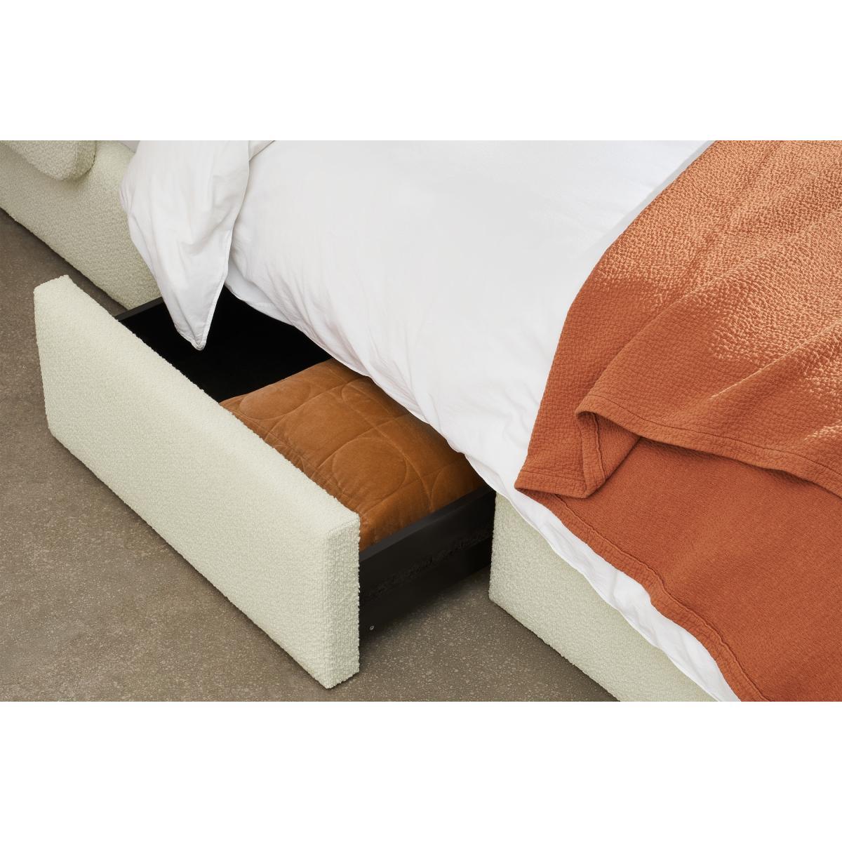 Ricola Super King Size Bed with Storage Drawers, Nocellara Green Velvet – image 5
