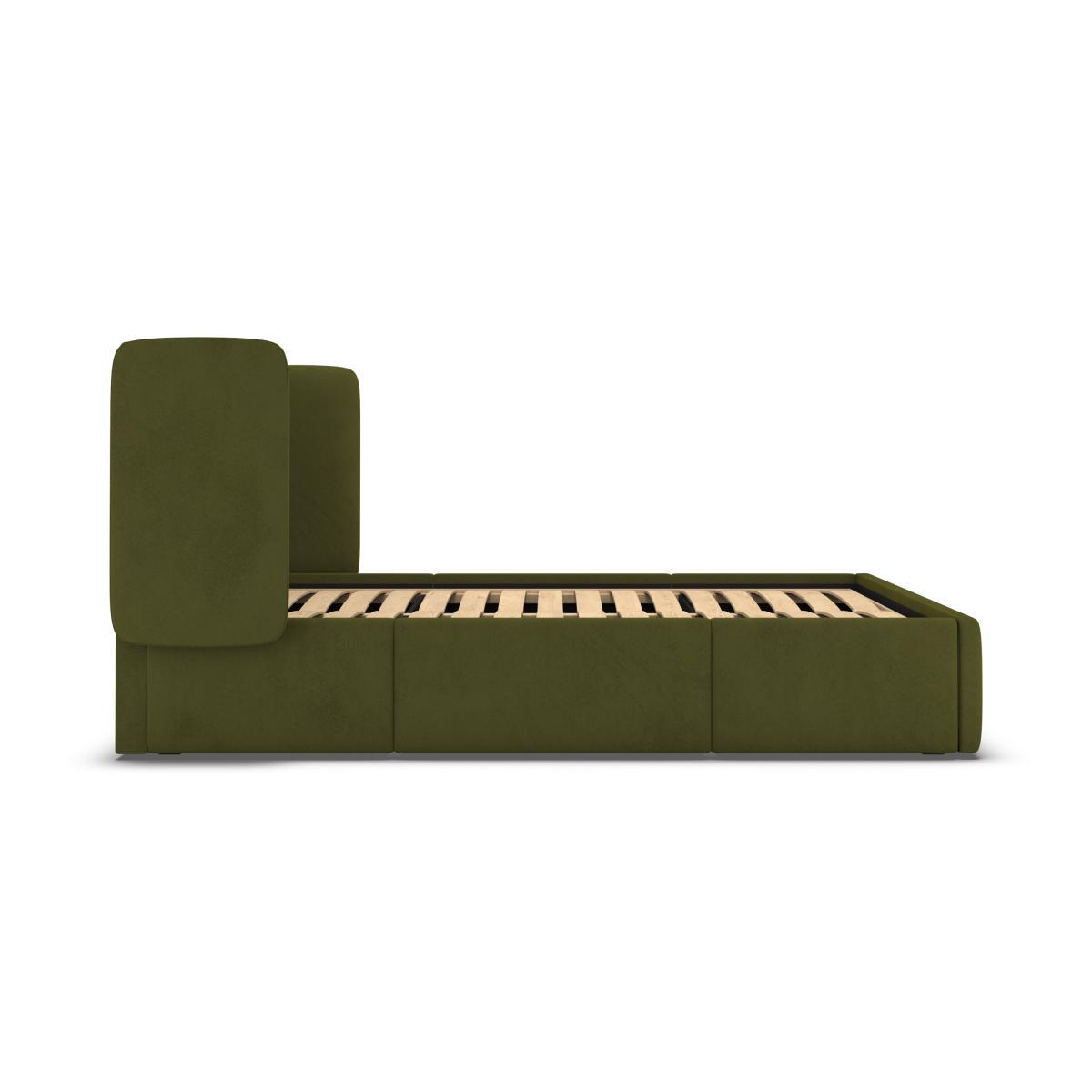 Ricola Super King Size Bed with Storage Drawers, Nocellara Green Velvet – image 7
