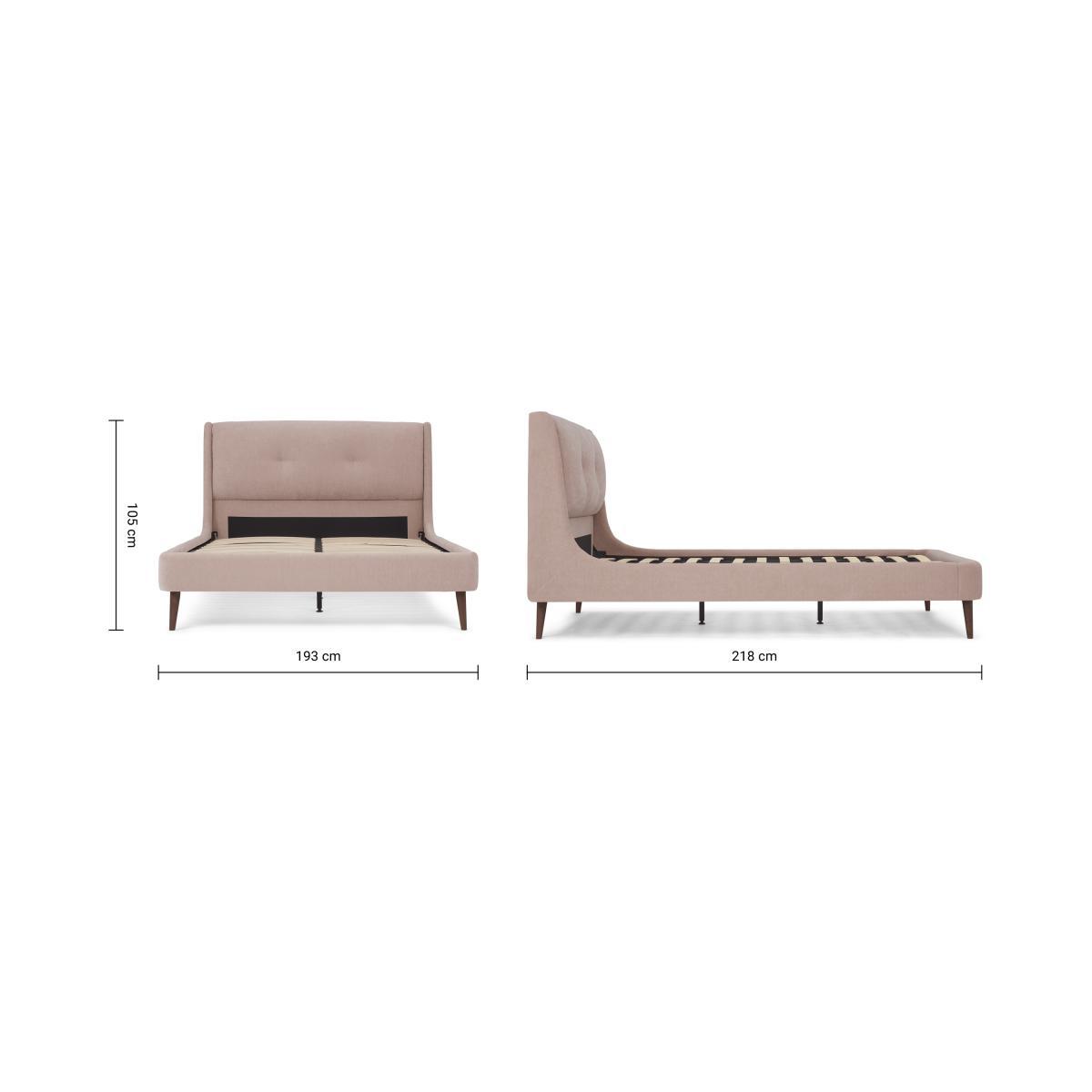 Raffety Super King Size Bed, Soft Shell Pink – image 9