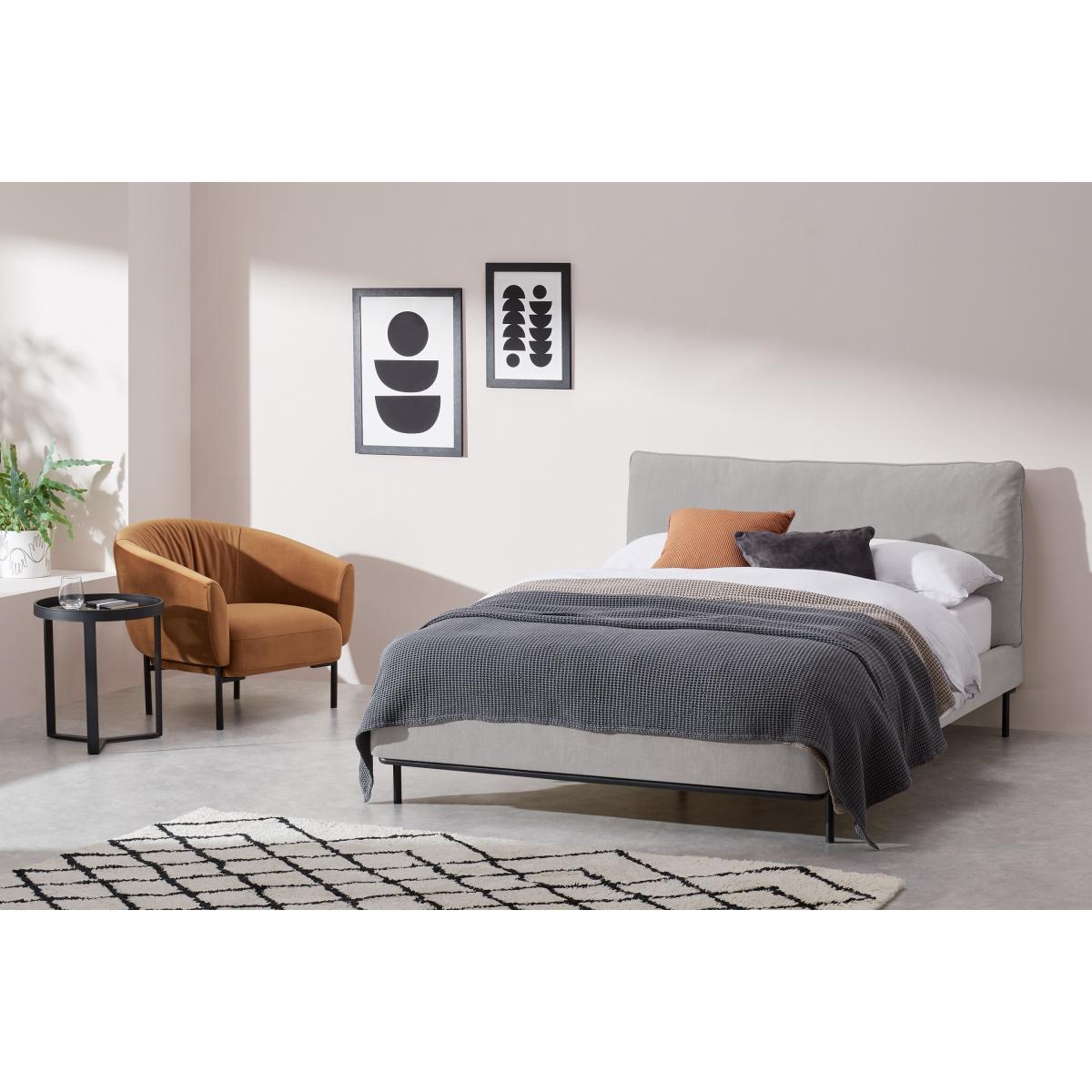 Harlow Super King Size Bed, Soft Pebble Grey – image 4