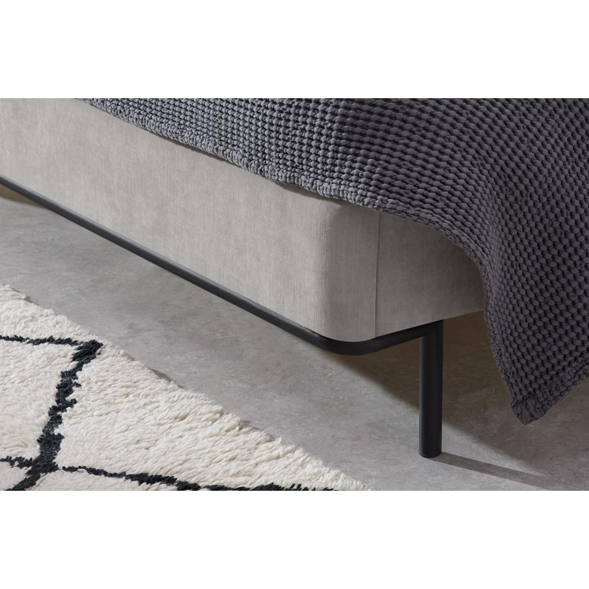 Harlow Super King Size Bed, Soft Pebble Grey – image 6