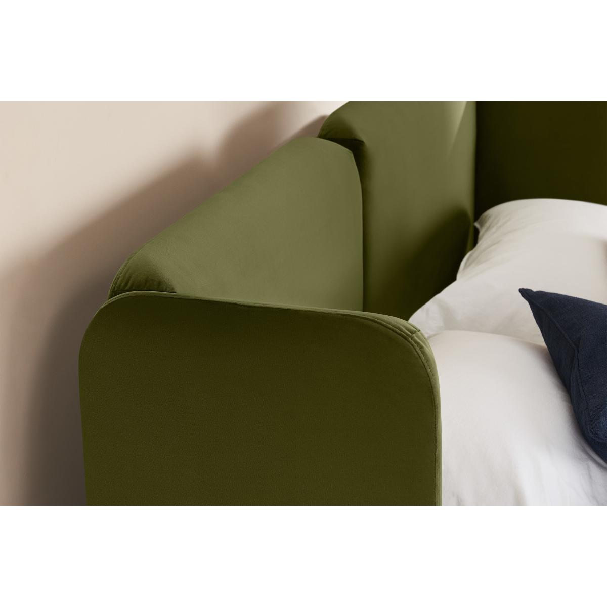 Ricola Super King Size Ottoman Storage Bed, Nocellara Green Velvet – image 4