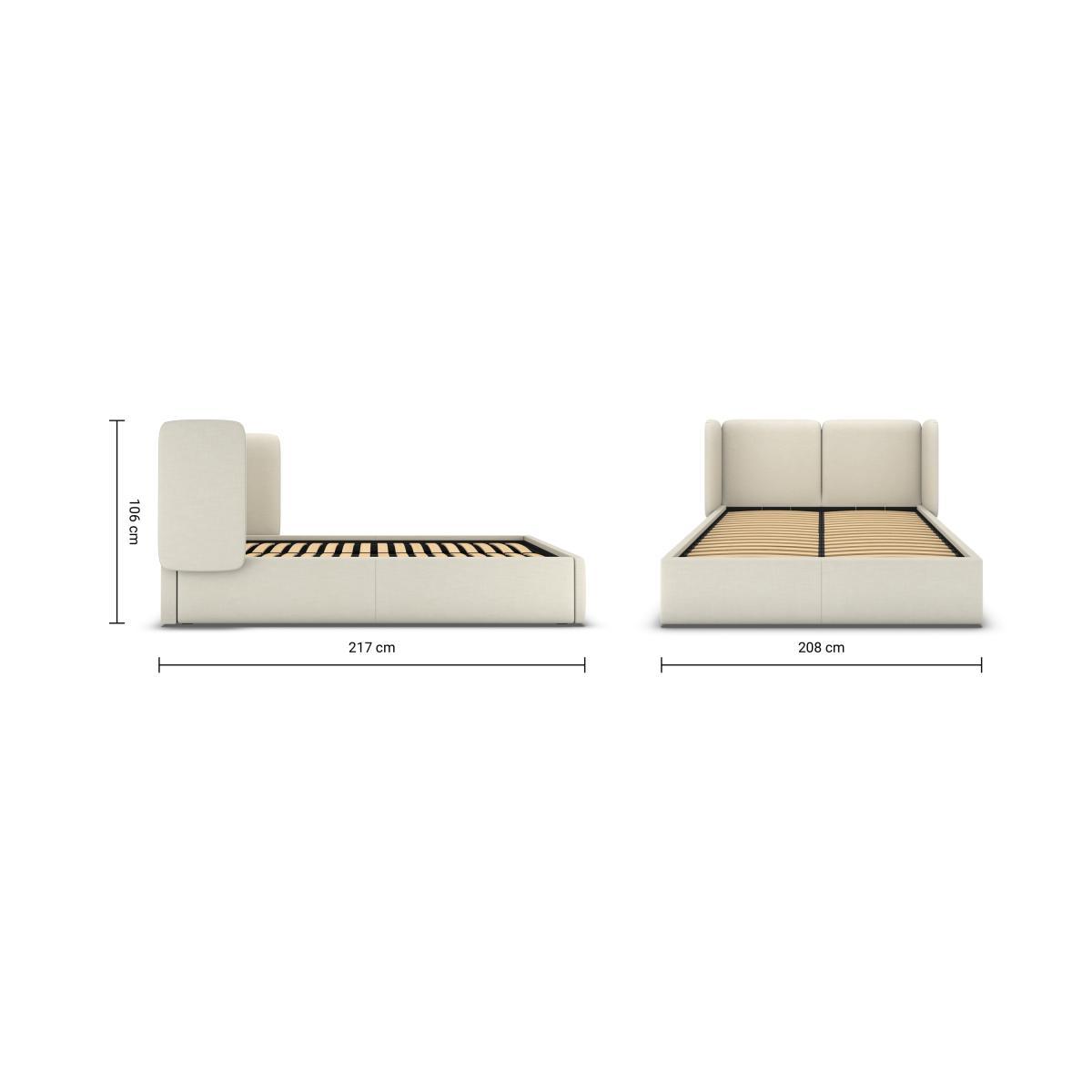 Ricola Super King Size Ottoman Storage Bed, Nocellara Green Velvet – image 9