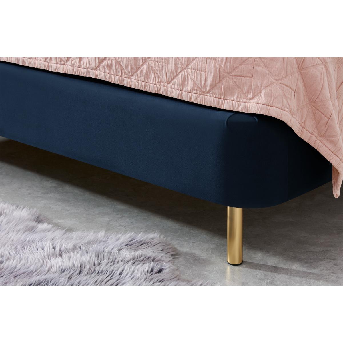 Ilana King Size Bed, Sapphire Blue Velvet – image 6