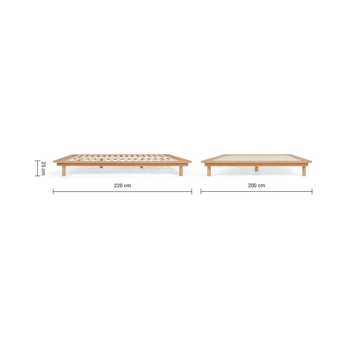 Kano Platform Super King Bed, Pine – image 8