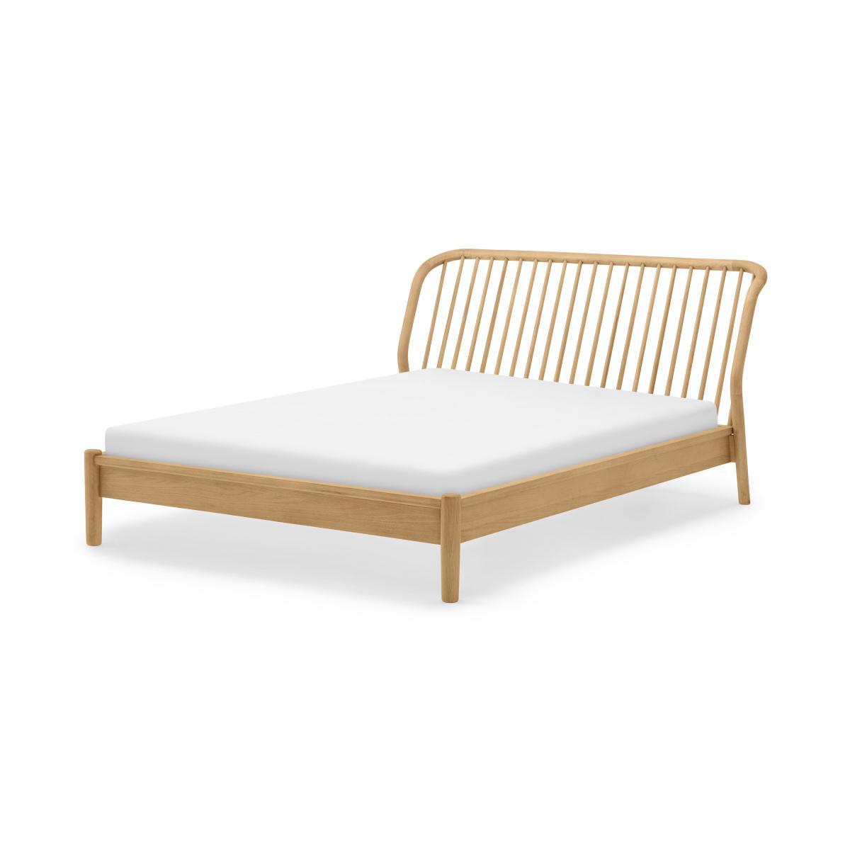 Tacoma King Size Bed, Oak – image 2
