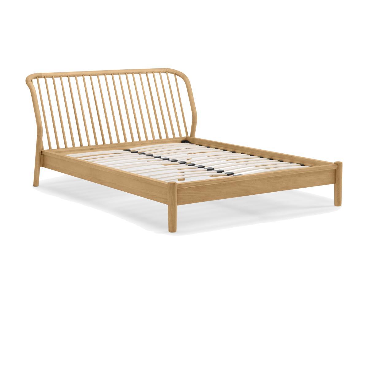 Tacoma King Size Bed, Oak – image 1