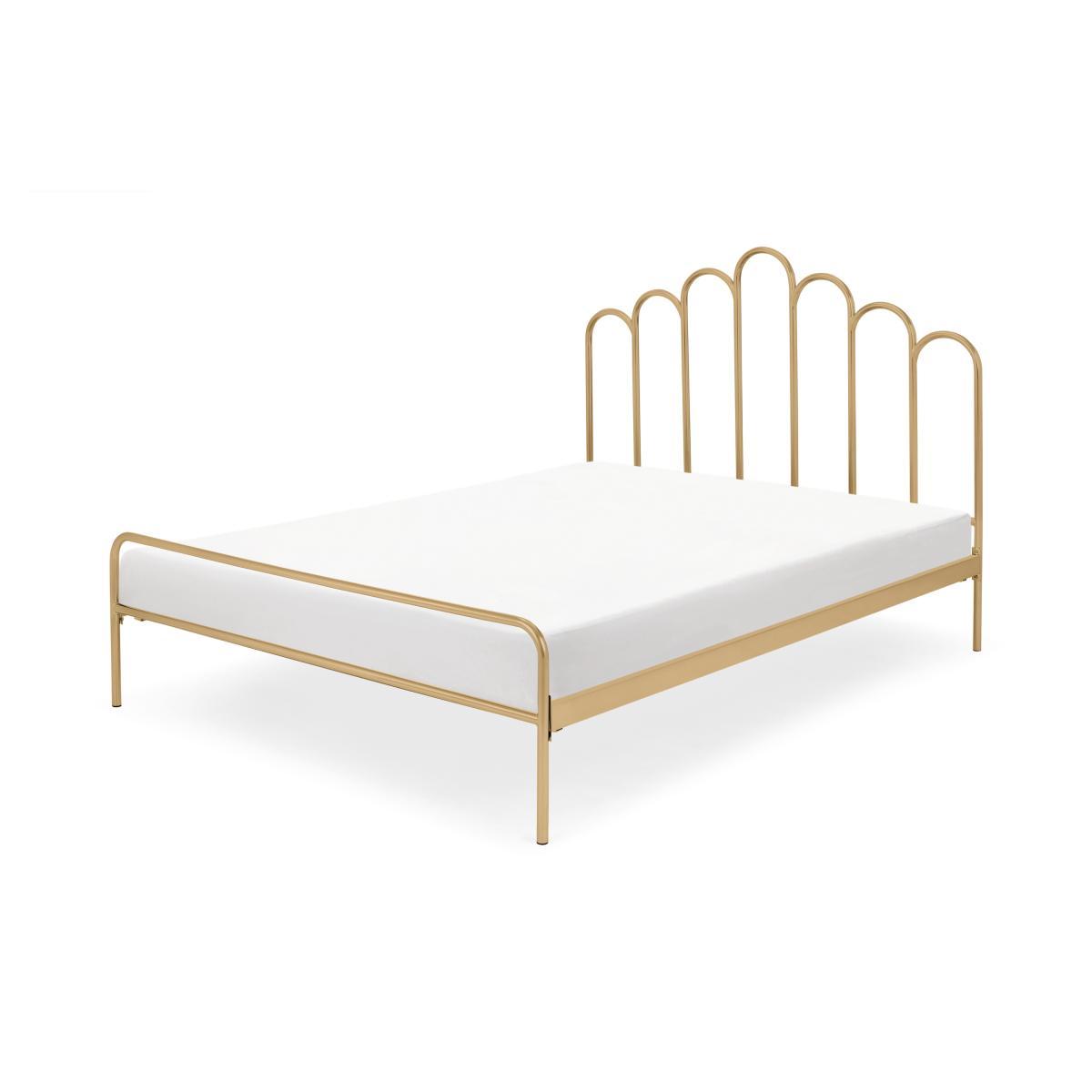 Kiruna King Size Bed, Brass – image 2