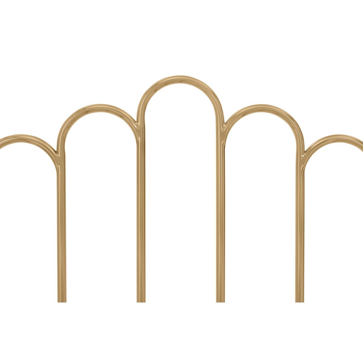 Kiruna King Size Bed, Brass – image 7