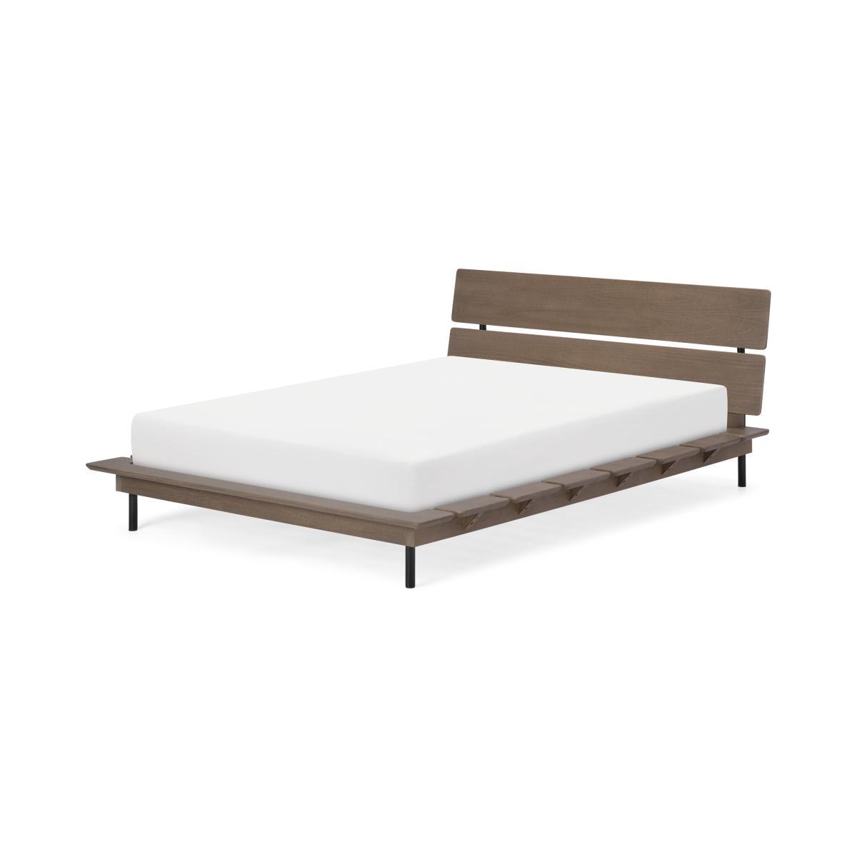 Ami King Size Bed, Dark Stain Pine – image 2