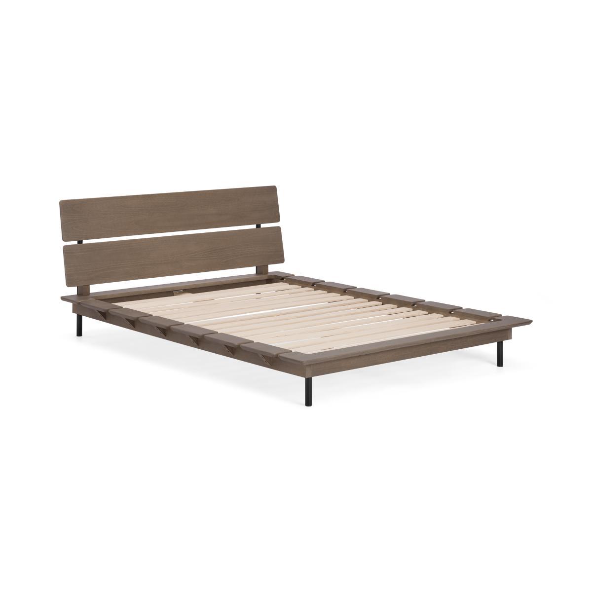 Ami King Size Bed, Dark Stain Pine – image 3