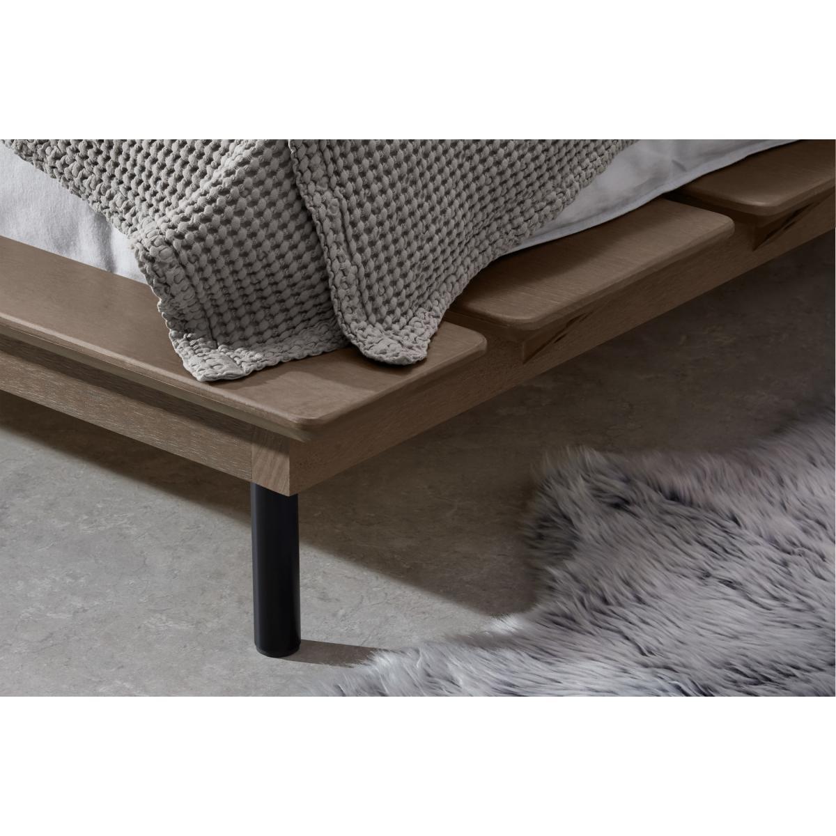 Ami King Size Bed, Dark Stain Pine – image 6