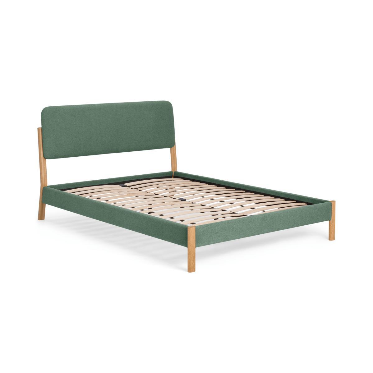 Almera King Size Bed, Bay Green & Oak – image 3