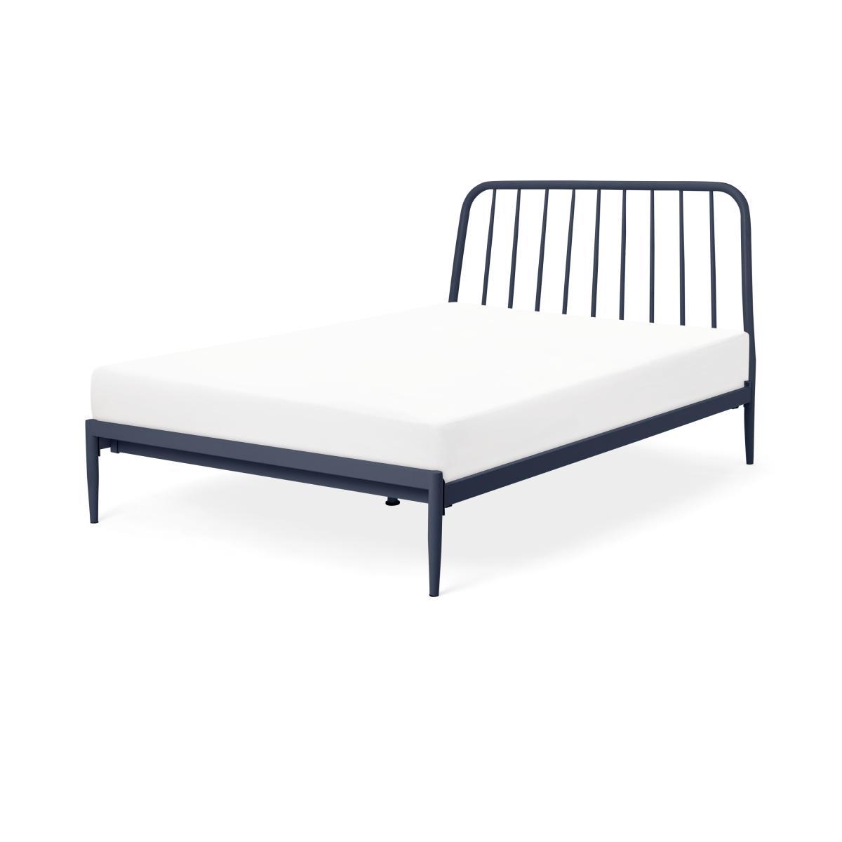 Alana King Size Bed, Deep Navy – image 2