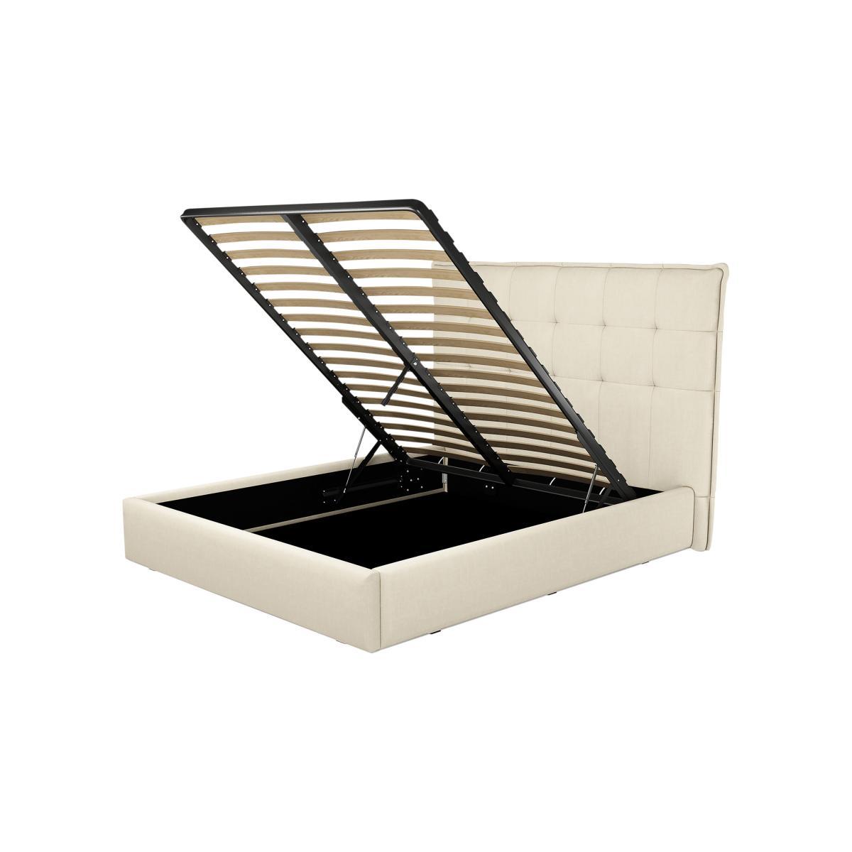 Lamas King Size Ottoman Storage Bed, Putty Cotton – image 9
