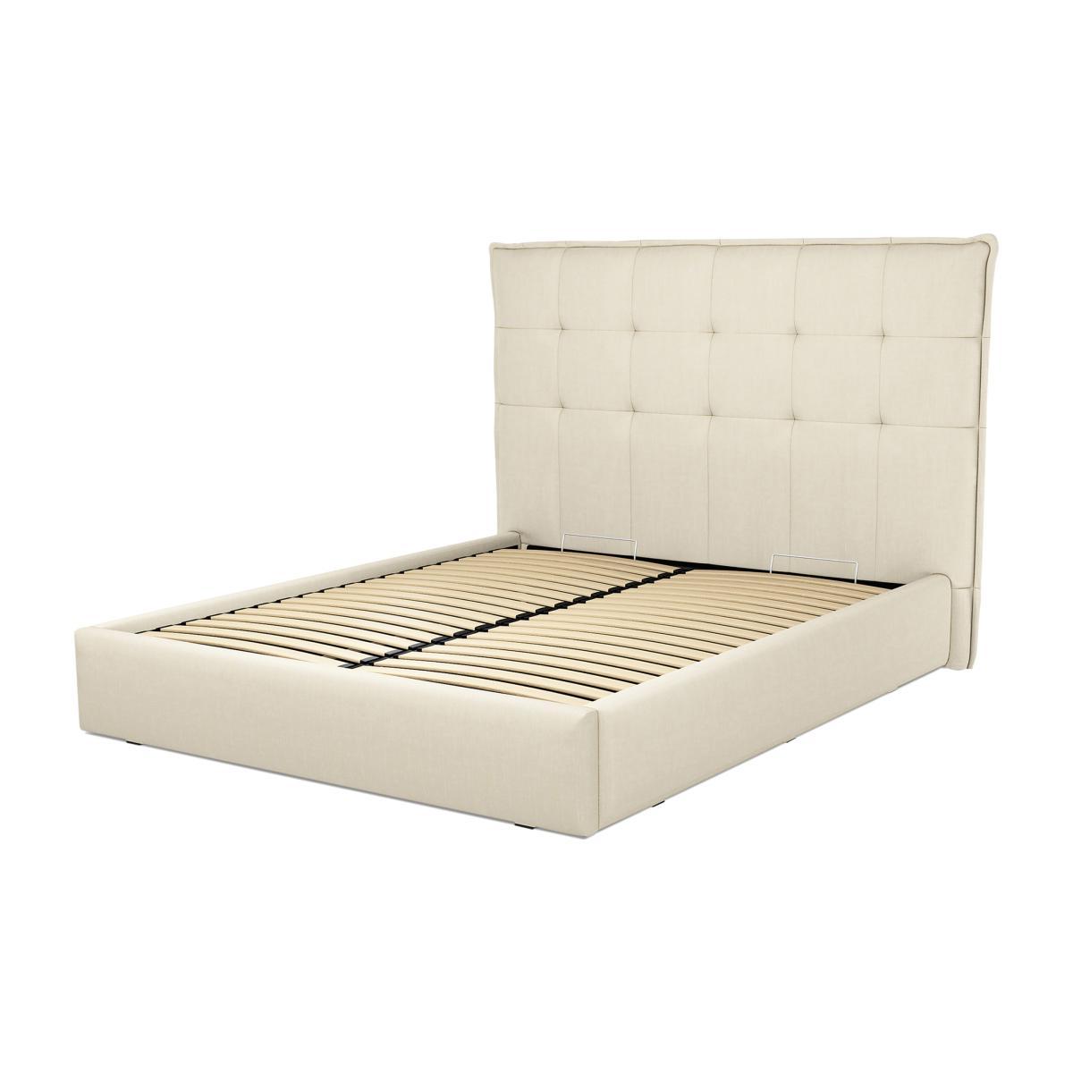 Lamas King Size Ottoman Storage Bed, Putty Cotton – image 1