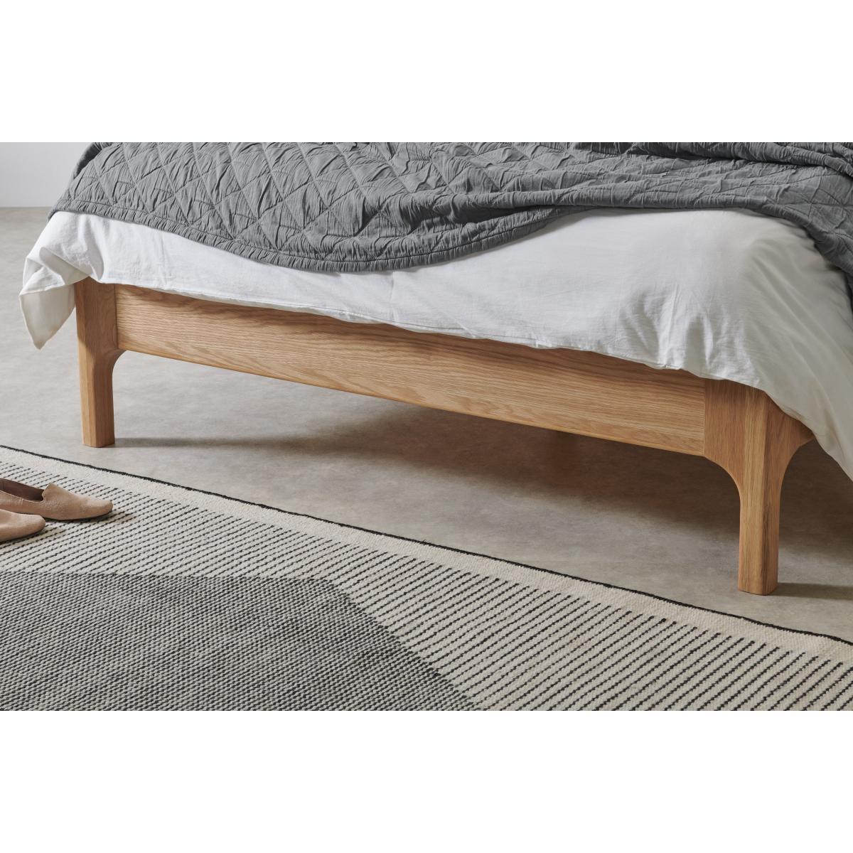 Tulana King Size Bed, Natural Weave & Oak – image 6