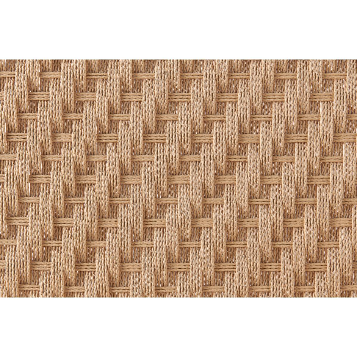 Tulana King Size Bed, Natural Weave & Oak – image 7