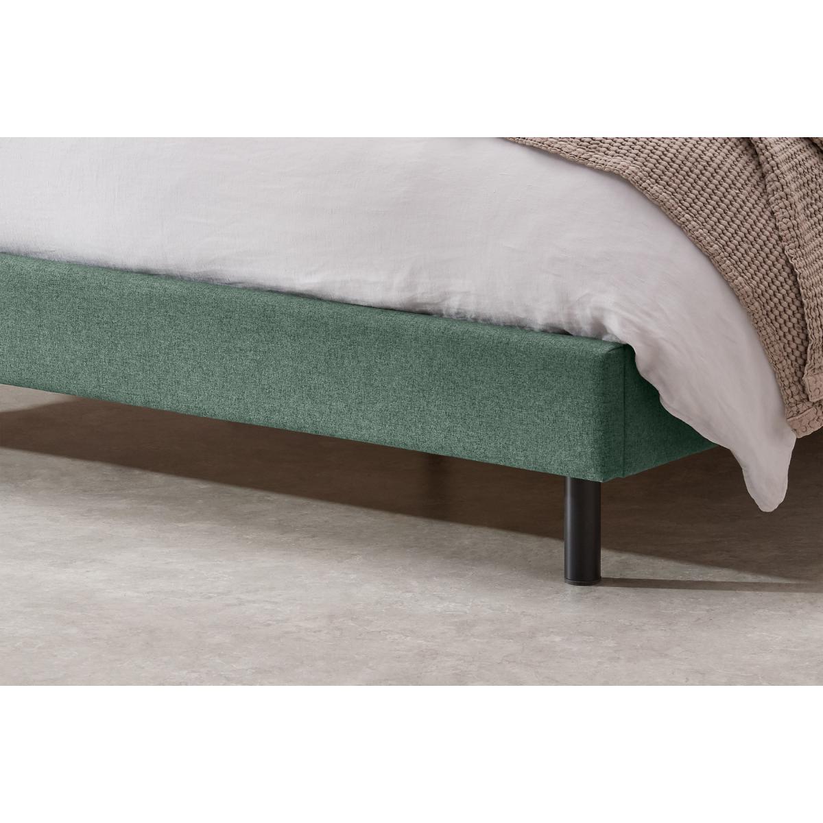 Besley King Size Bed, Bay Green & Black – image 5