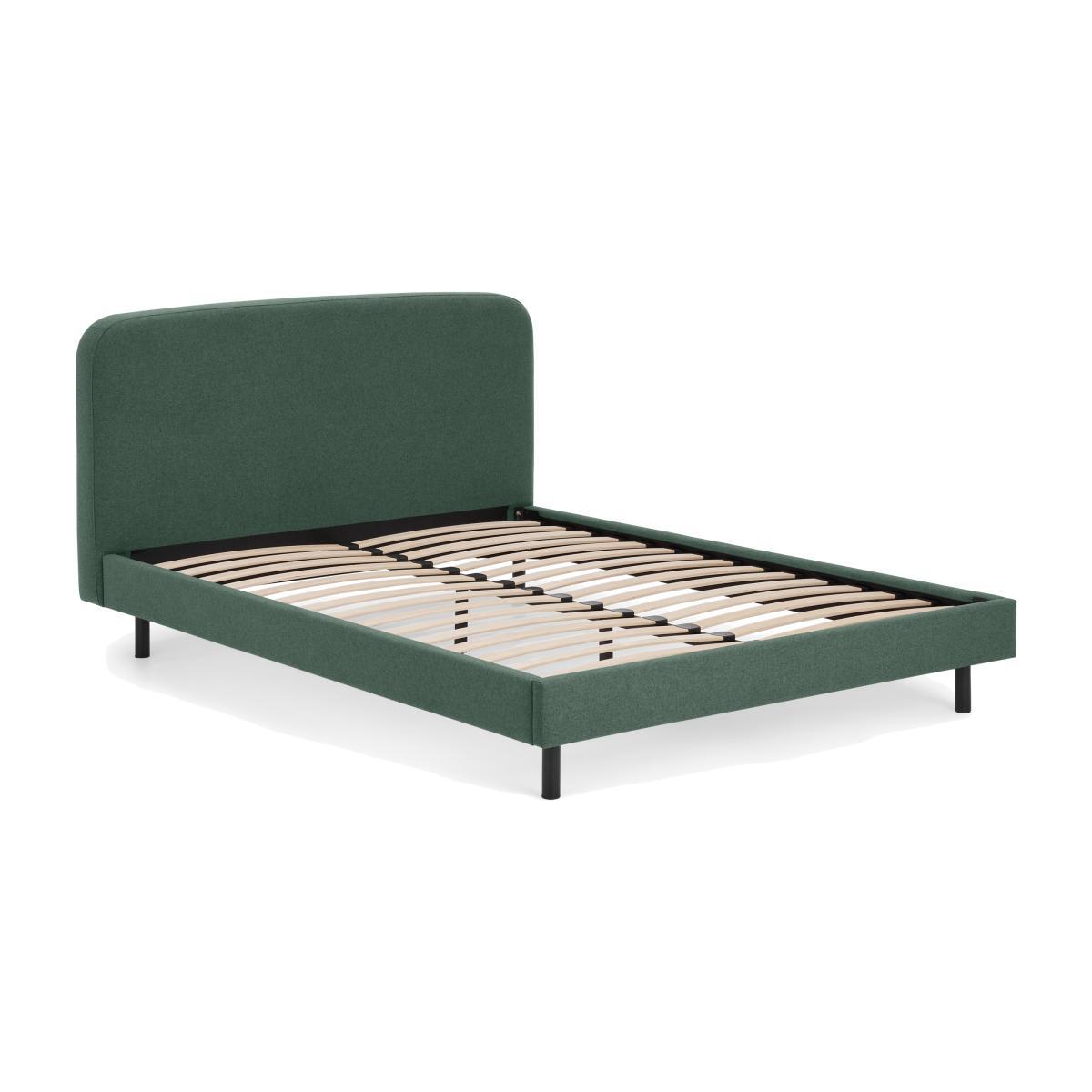 Besley King Size Bed, Bay Green & Black – image 1