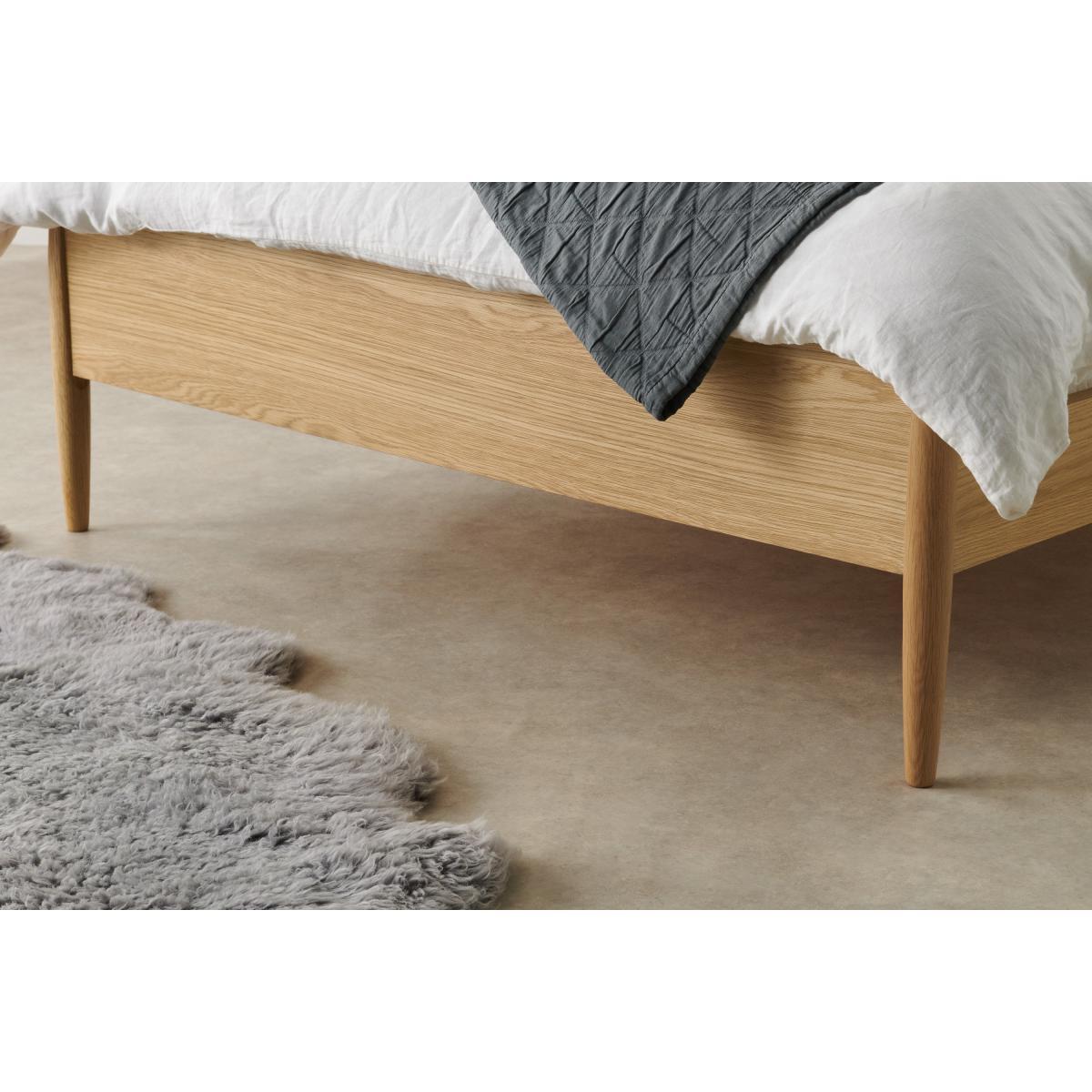 Camello King Size Bed, Oak – image 6