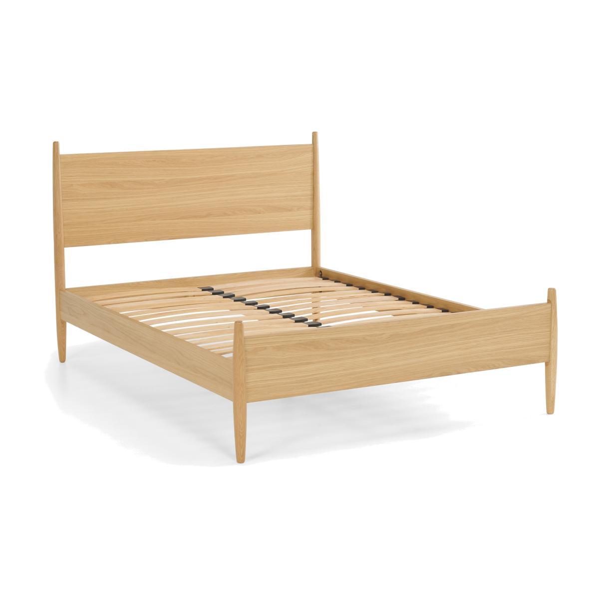 Camello King Size Bed, Oak – image 1