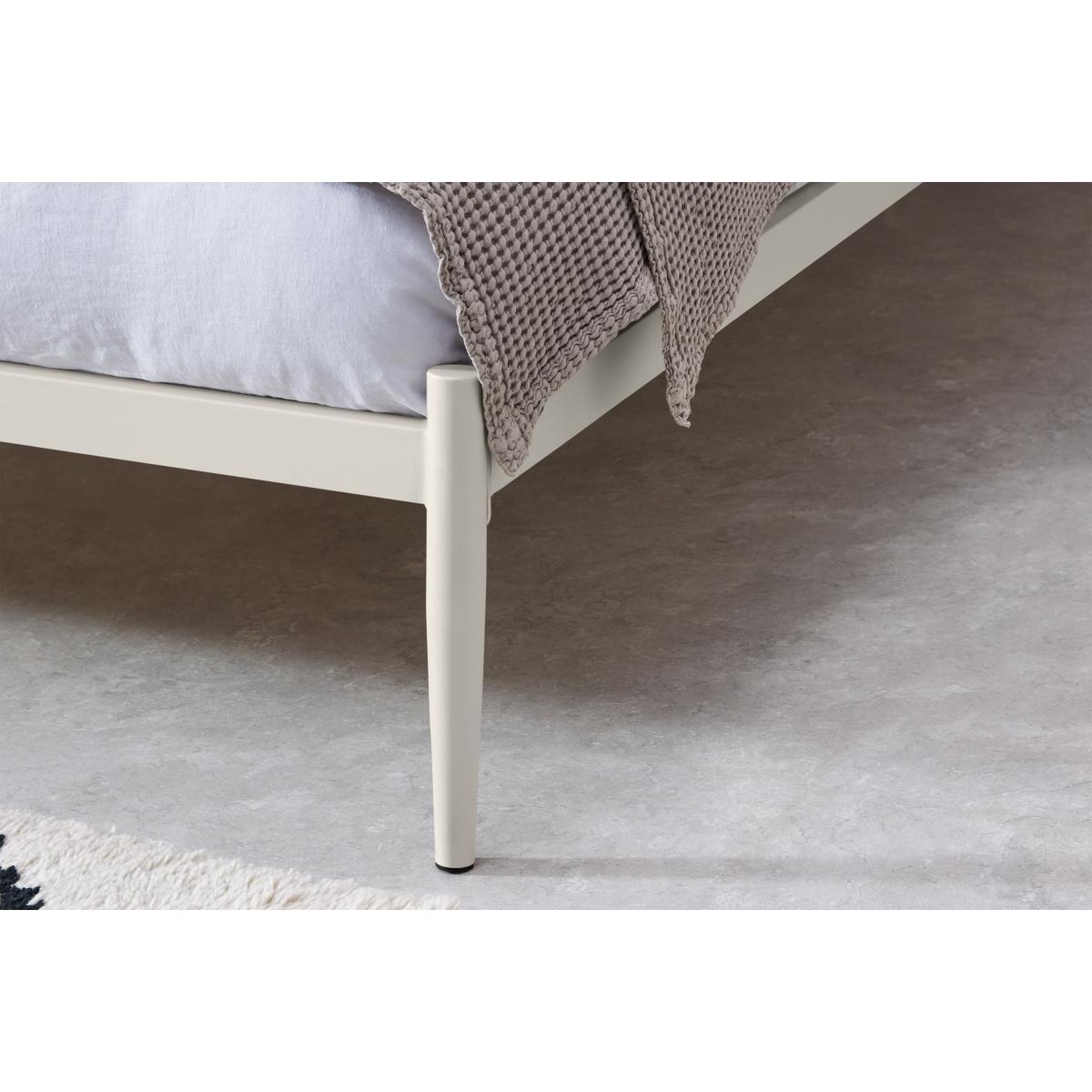 Penn Super King Size Bed, Warm Ecru Metal – image 5