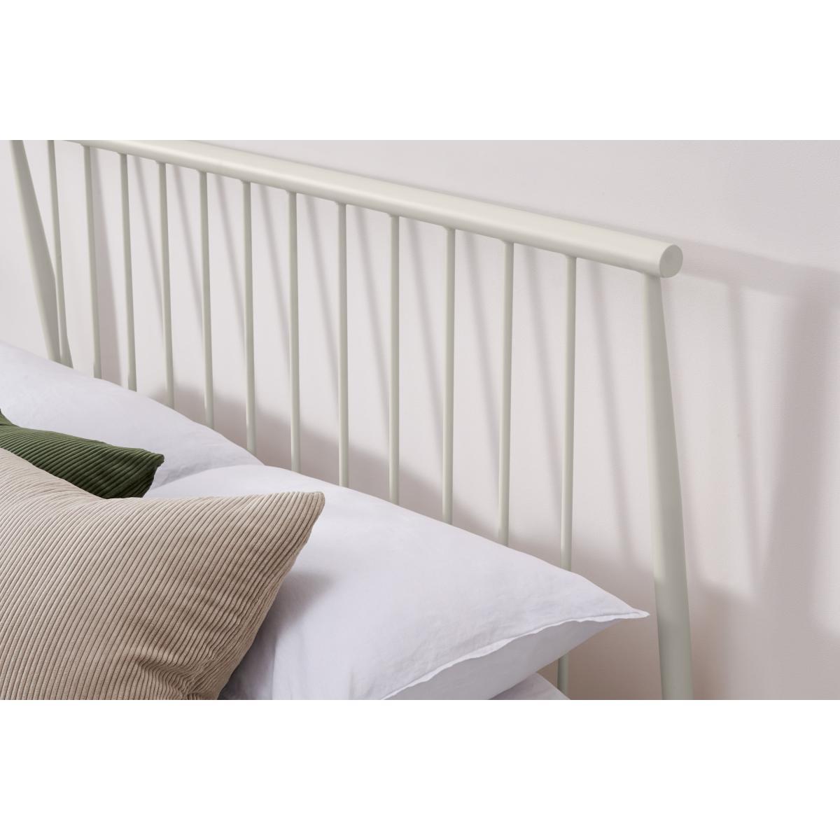 Penn Super King Size Bed, Warm Ecru Metal – image 6