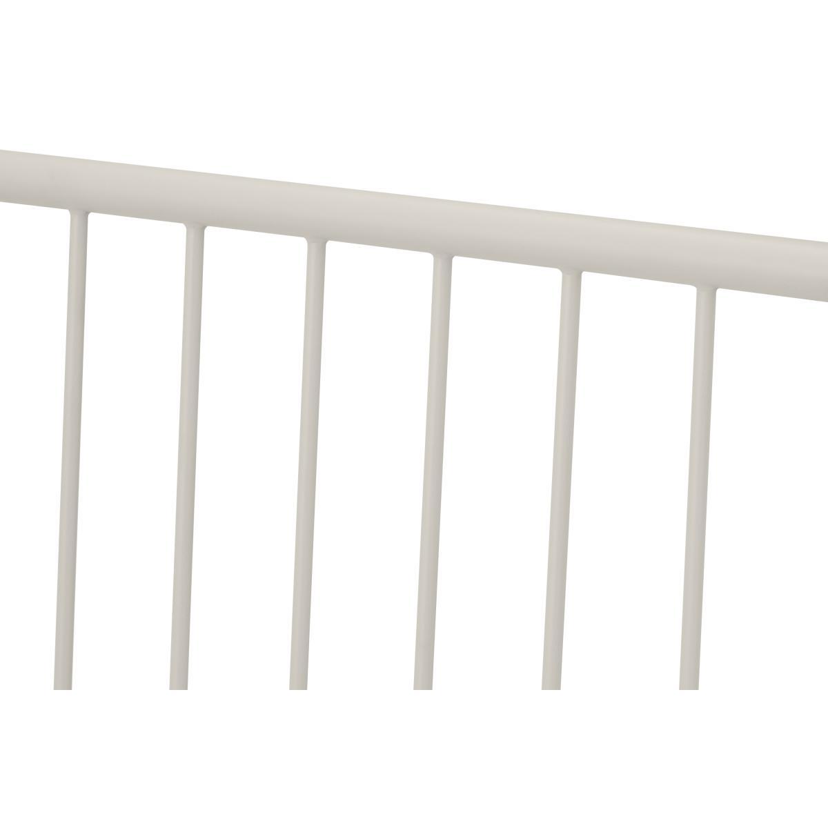 Penn Super King Size Bed, Warm Ecru Metal – image 7
