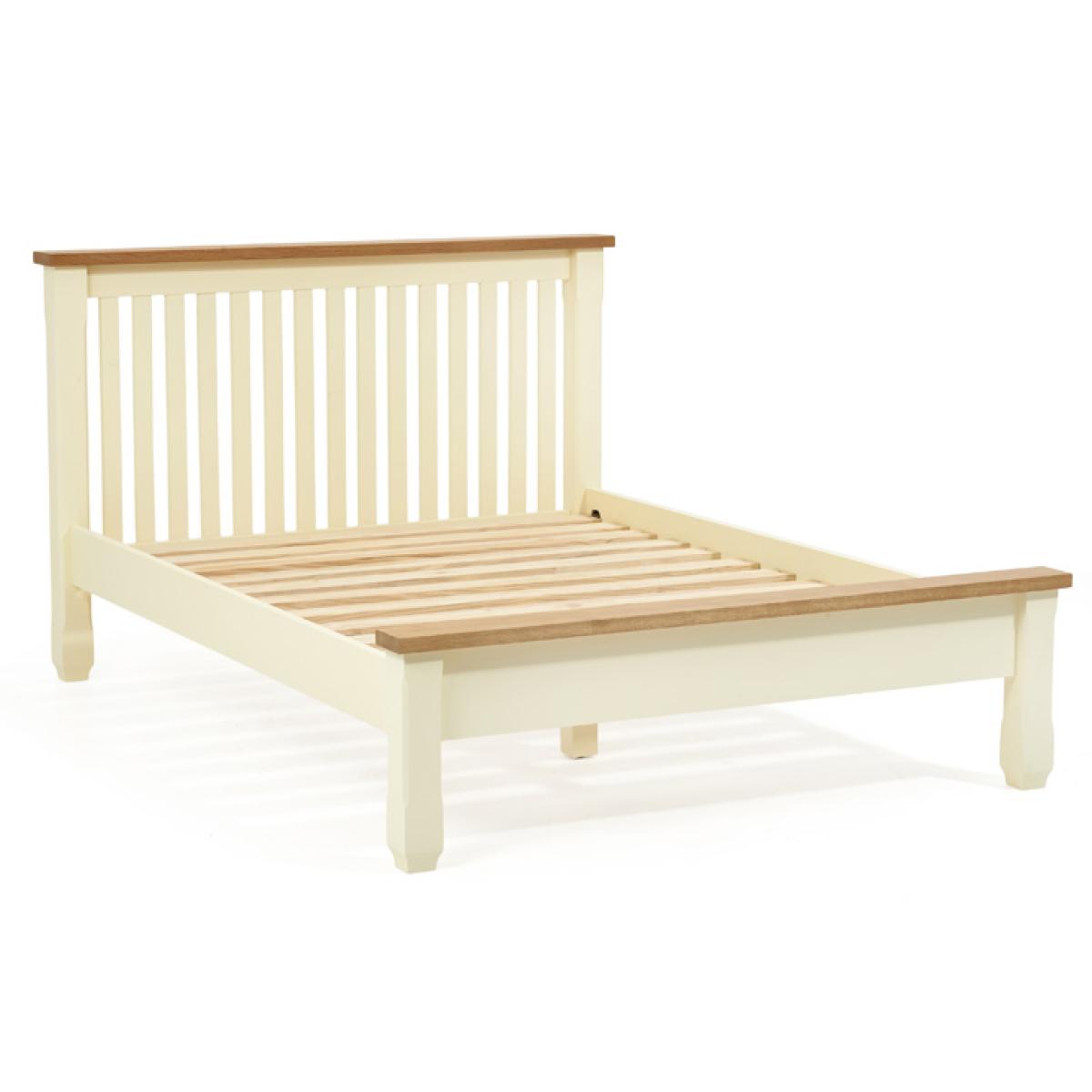 Somerset Oak and Cream King Size Bed – image 2