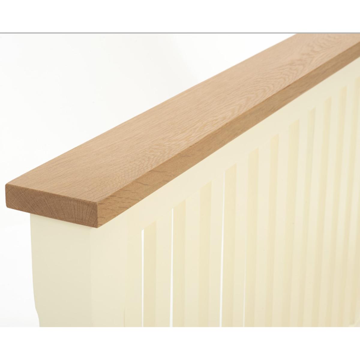 Somerset Oak and Cream King Size Bed – image 4