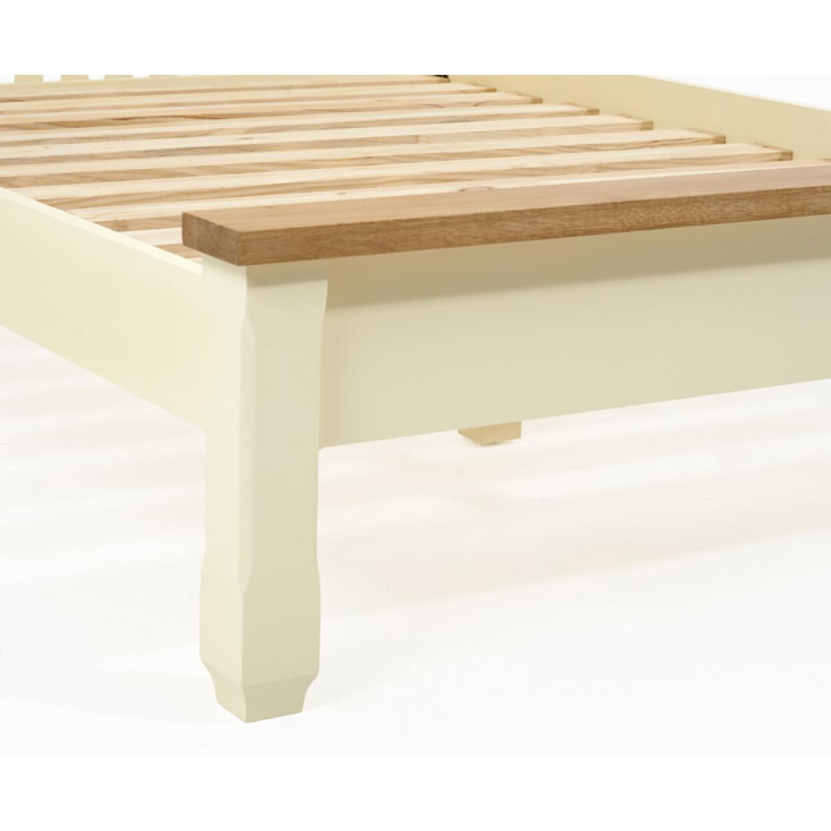 Somerset Oak and Cream King Size Bed – image 5
