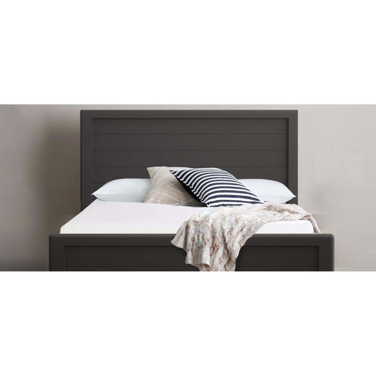 Bradwell Oak and Charcoal Grey Painted King size Bed – image 7