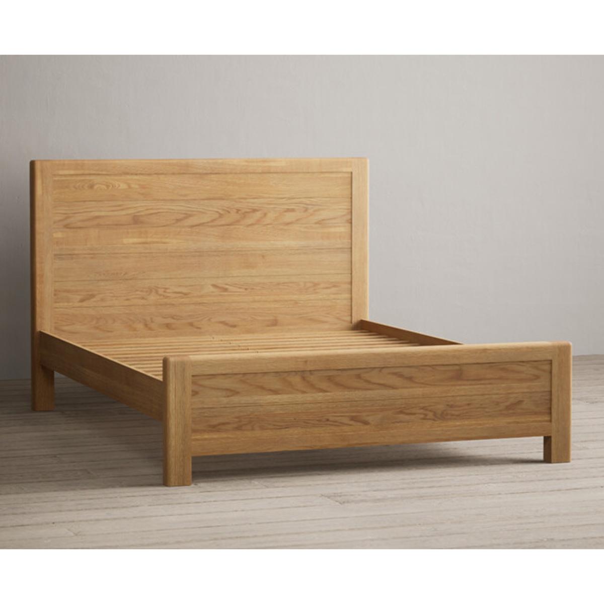Harper Solid Oak King Size Bed – image 2